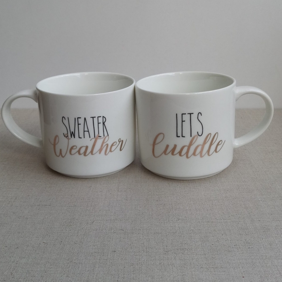Set of 2 Ceramic Mugs - Picture 4 of 5